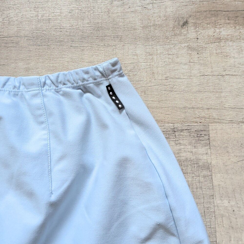 Vintage Nike Tennis Skirt Womens Medium M 8-10 Light Blue Athletic Slit - Picture 7 of 7